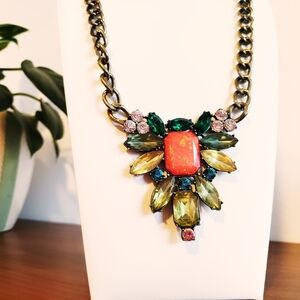 BaubleBar Multicolor Statement Necklace 18 inches